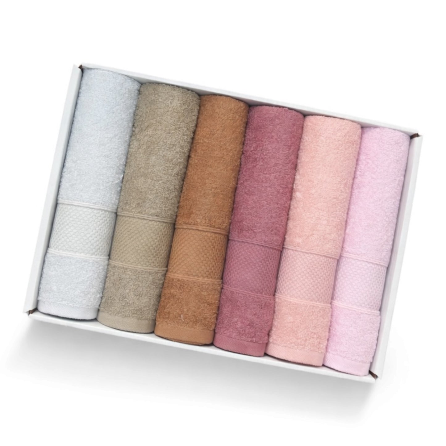 Lot de 6 Serviettes de visage - MBH