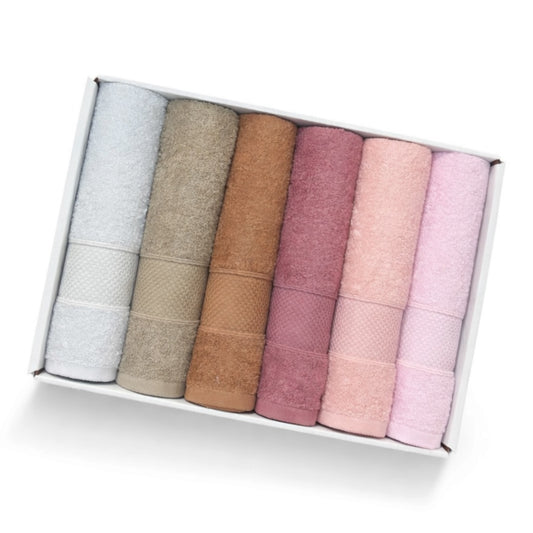 Lot de 6 Serviettes de visage - MBH