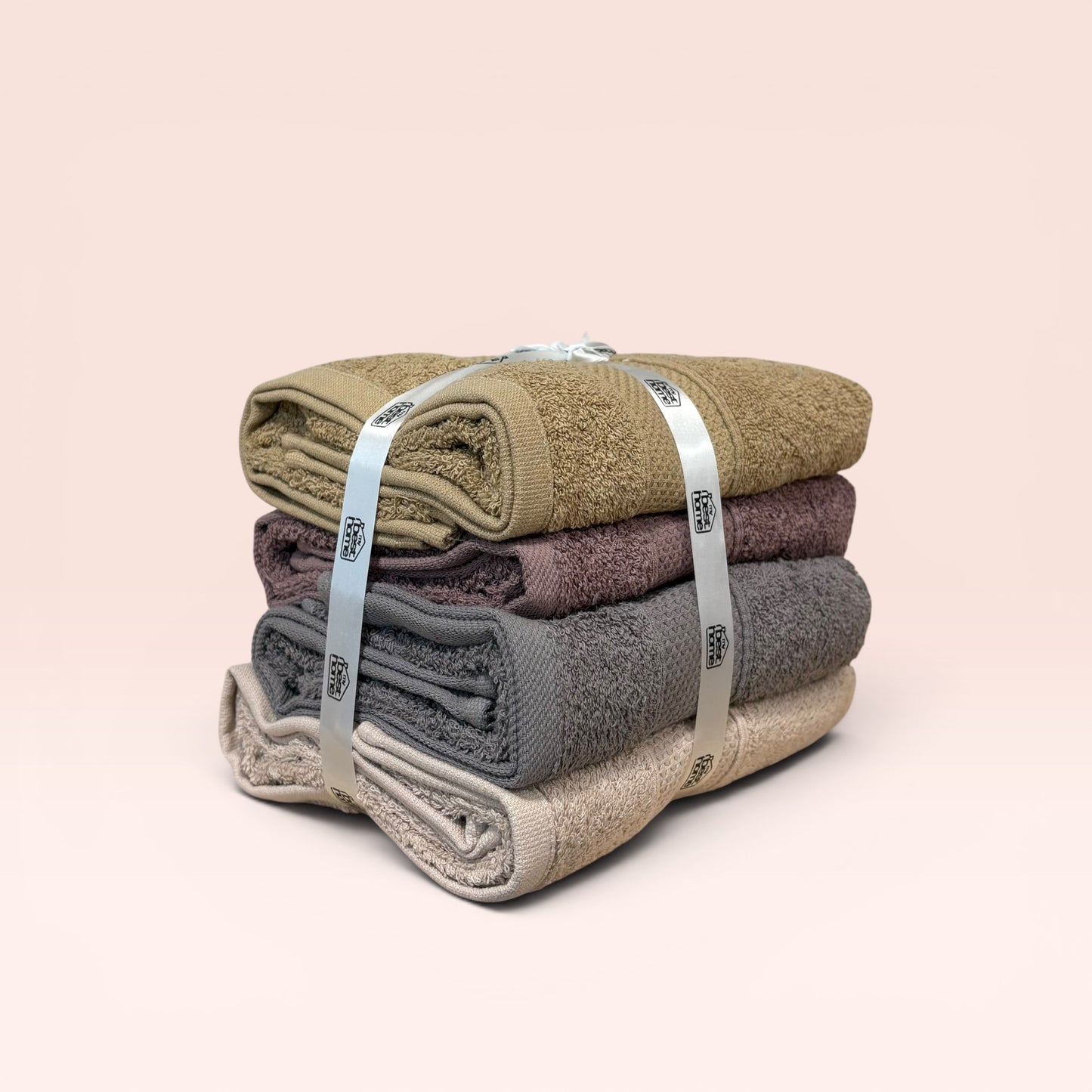 Lot de 4 Serviettes Visage 100% Coton 90x50 cm – MBH