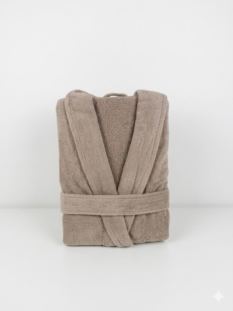 Peignoir Unisexe en Coton Pur – MBH