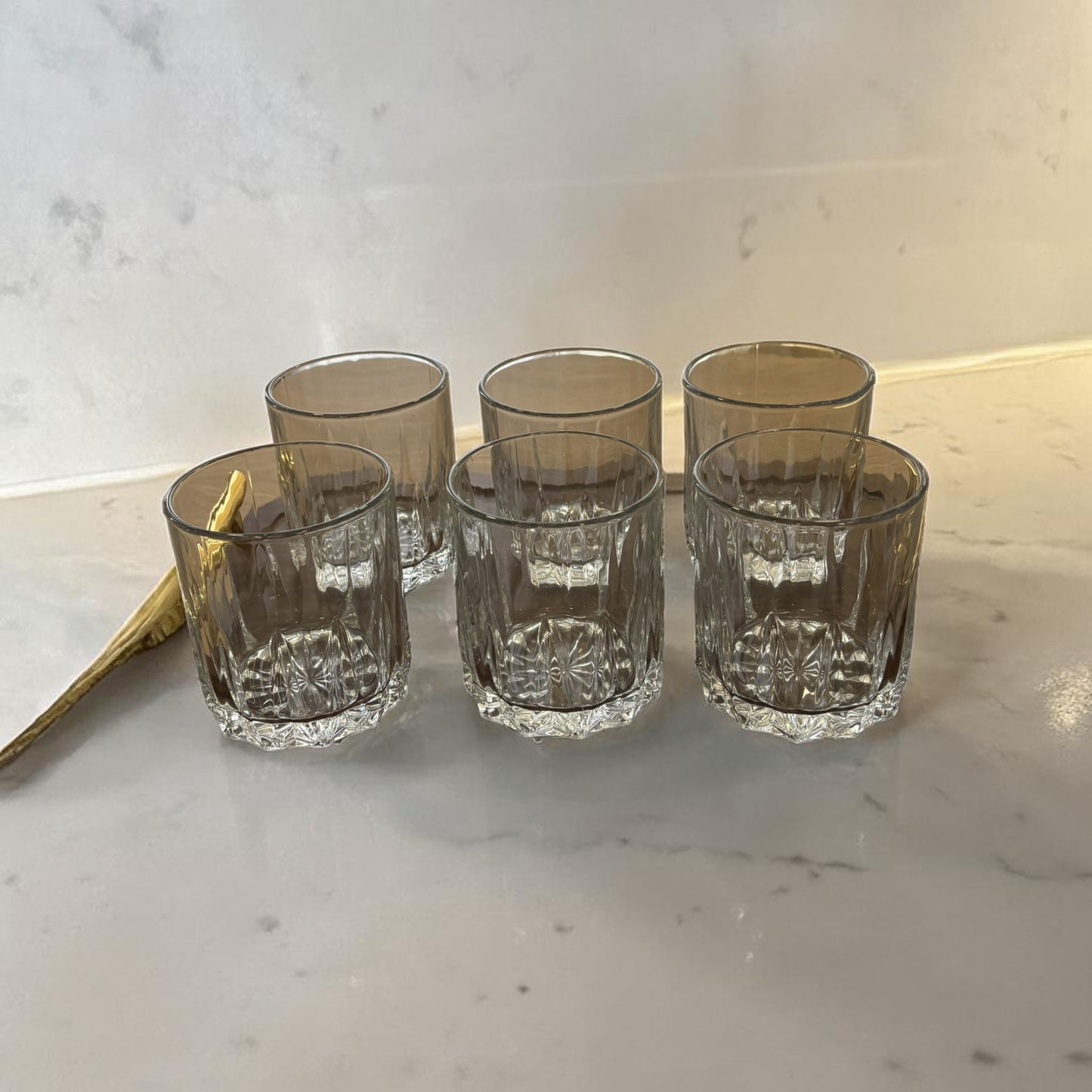 Service de 6 verres à eau en verre – MBH