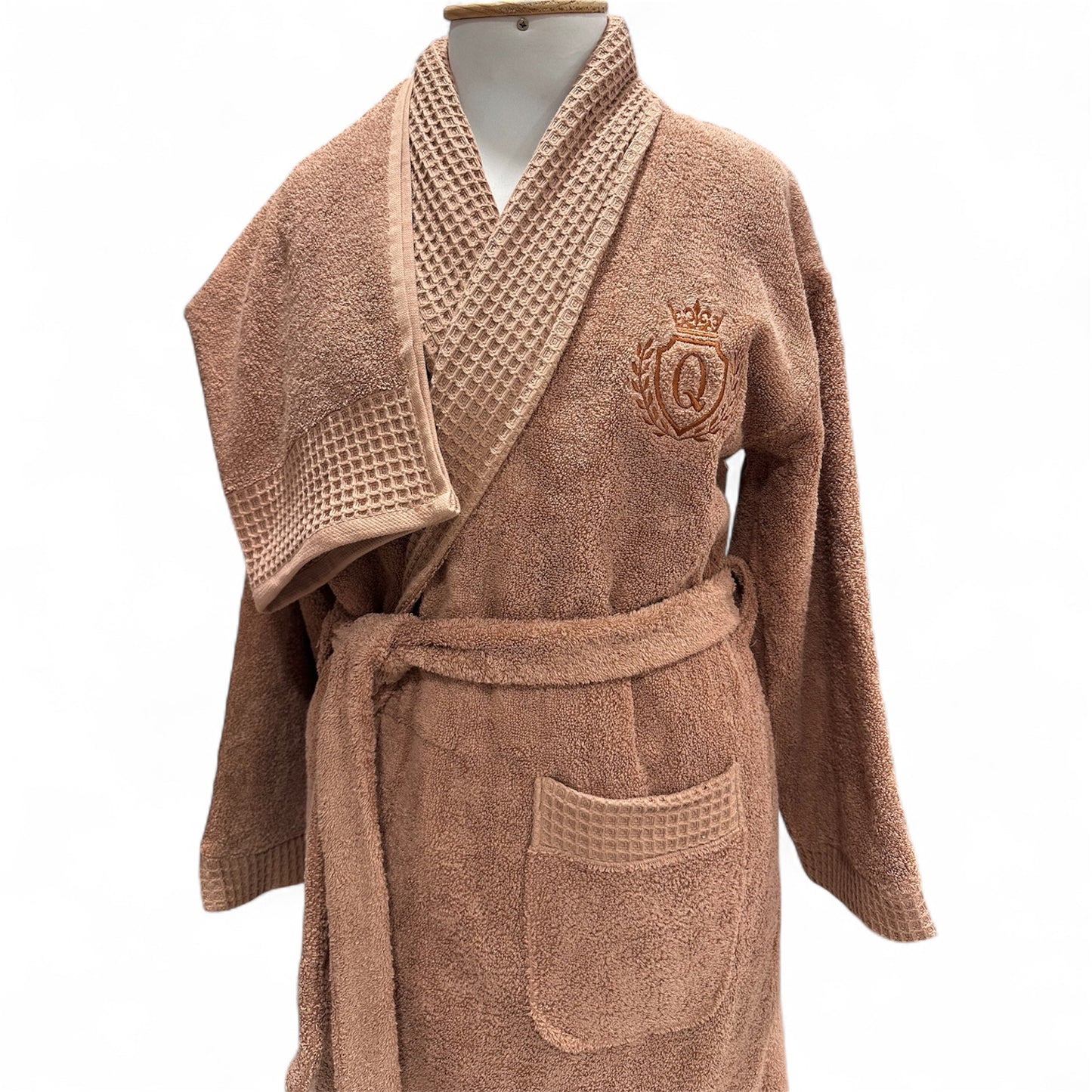 Peignoirs EXCELLENCE MOCHA MOUSSE – Linge de Bain Luxueux - MBH