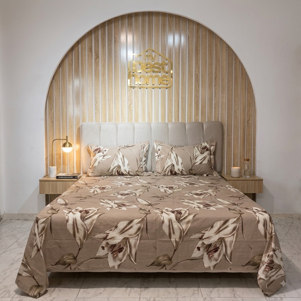 Parure de Lit 100% Popeline de Coton – Élégance & Confort