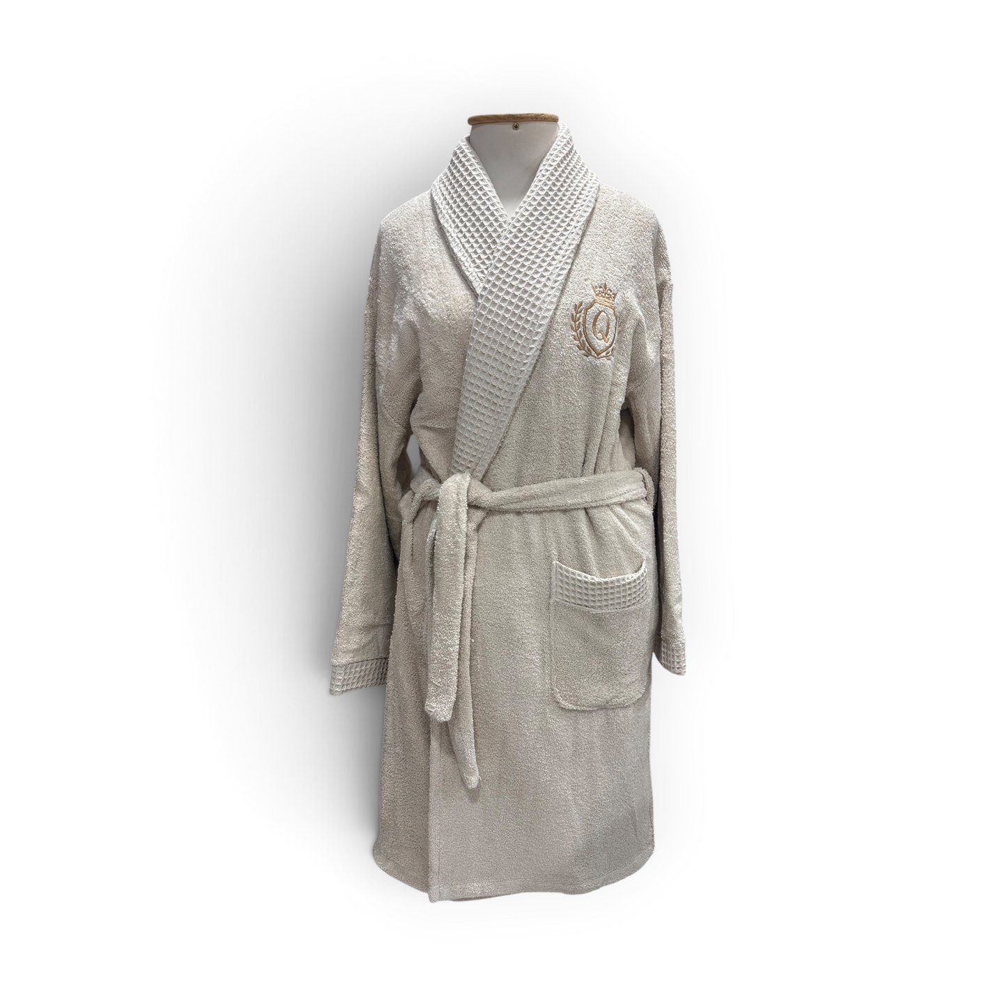 Peignoirs EXCELLENCE Beige Clair – Linge de Bain Luxueux - MBH