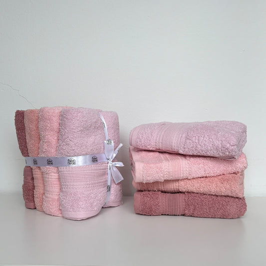 Lot de 4 Serviettes Visage 100% Coton 90x50 cm – MBH