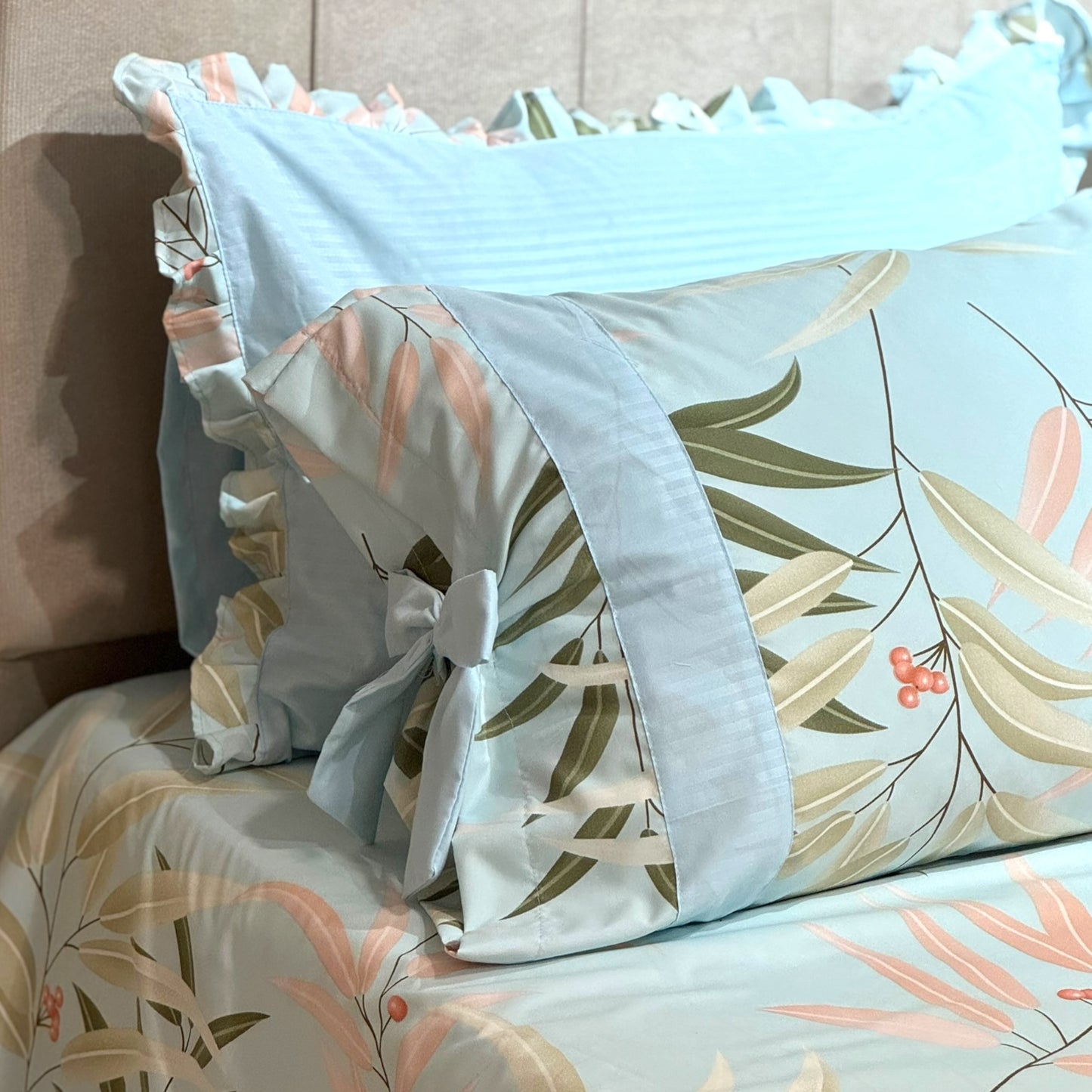 Parure de lit complète PRESTIGE – 7 pièces en coton peigné | My Best Home