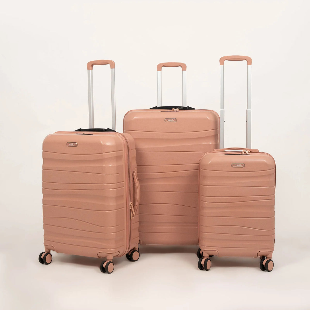 Set de 3 valises Titou SMART - ROSE