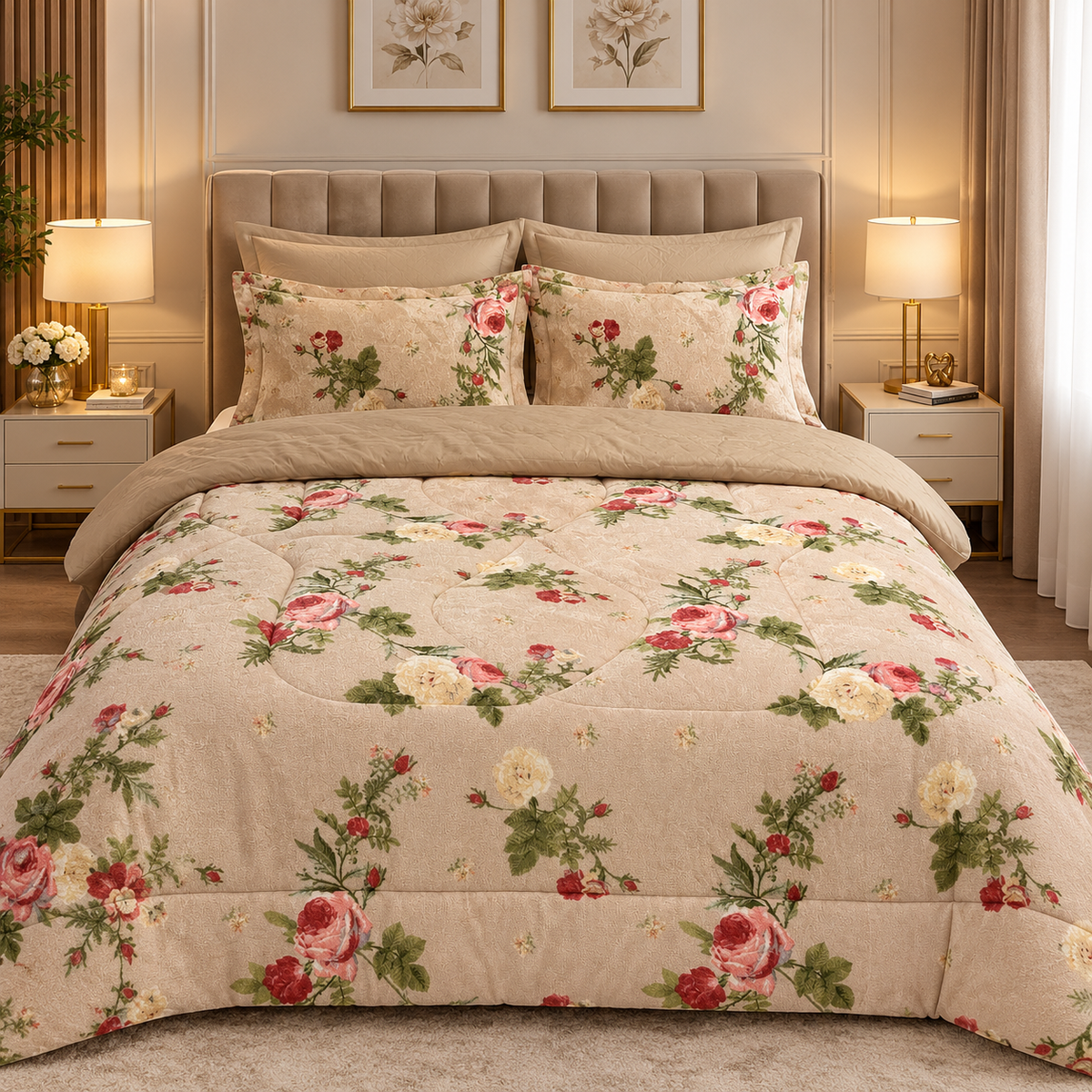 Couvre Lit KINGSIZE 6 PIECES- MBH