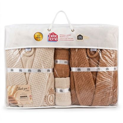 Coffret Excellence MYBESTHOME – 10 pièces | Linge de bain premium MBH