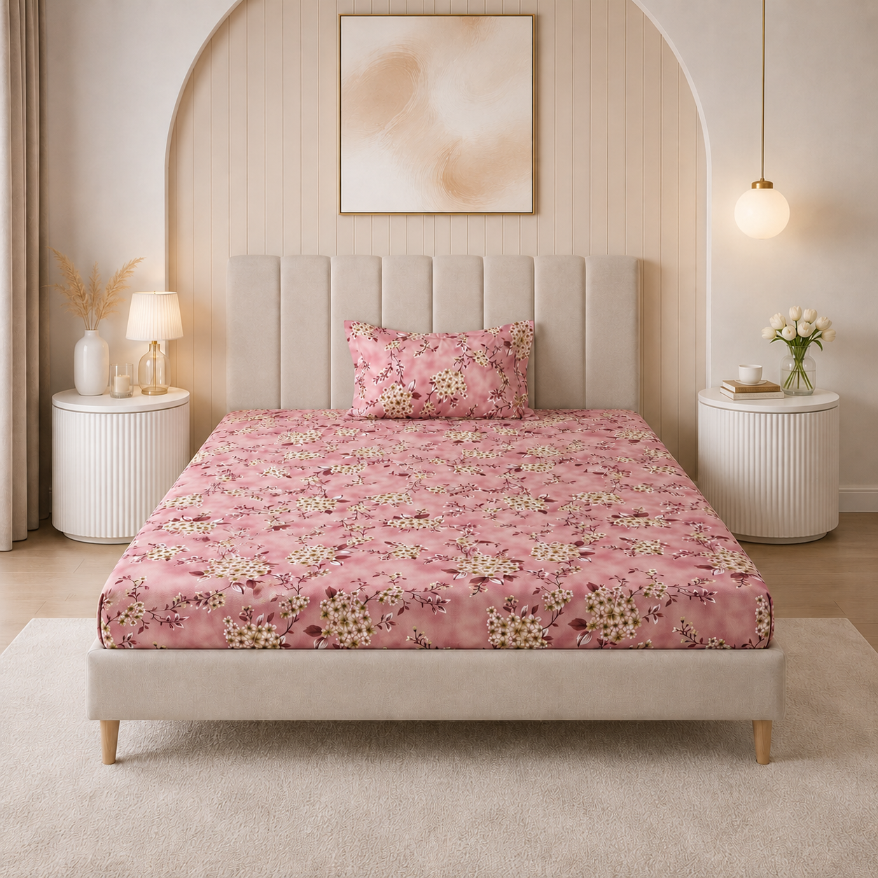 Parure de Lit en Coton Place et demie – MBH