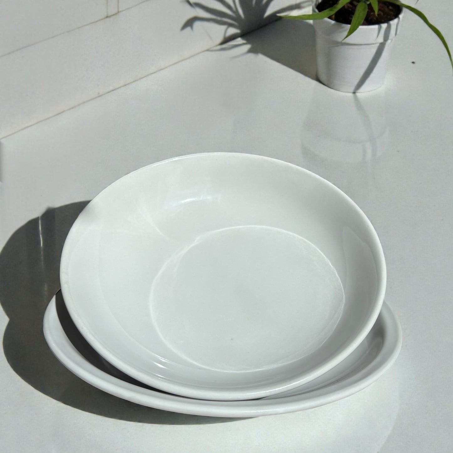 Assiette Calotte Gironde Blanc 2026