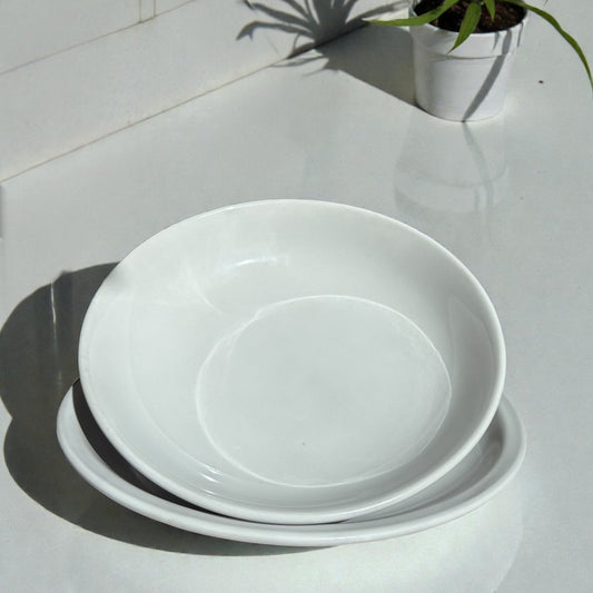 Assiette Calotte Gironde Blanc 2026