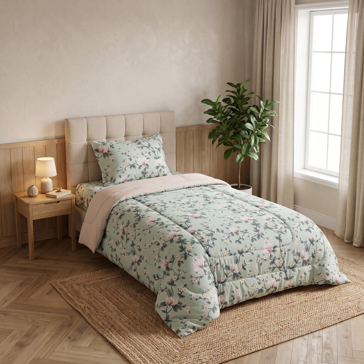 Couette Une place & demie + Parure hasard 3 pièces offerte
