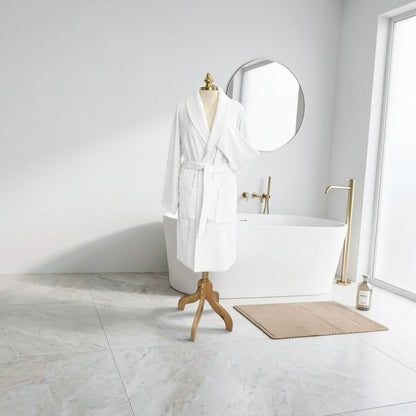 Peignoir Unisexe en Coton Pur – MBH