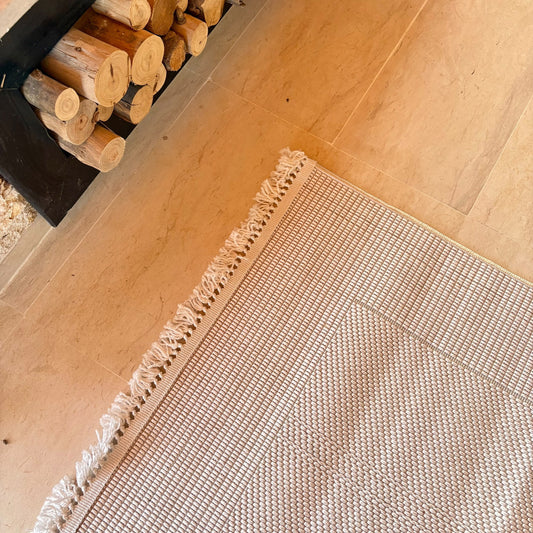 Tapis de Salon Bouclette Crème – MBH