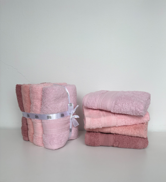 Lot de 4 Serviettes Visage 100% Coton 90x50 cm – MBH