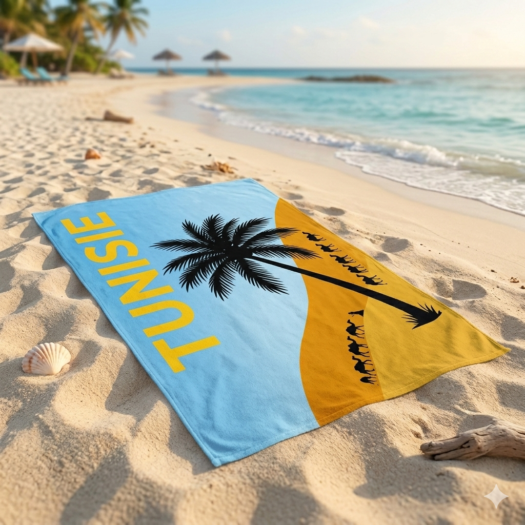Serviettes de plages PALMES - MBH
