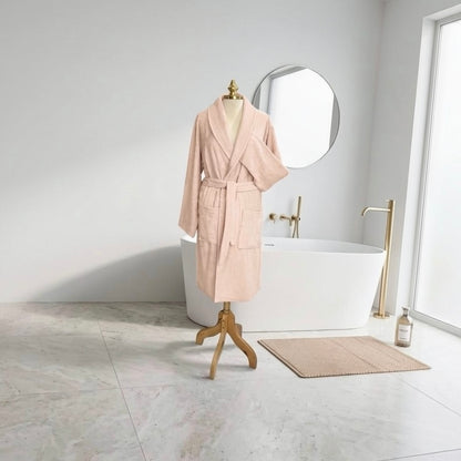 Peignoir Unisexe en Coton Pur – MBH