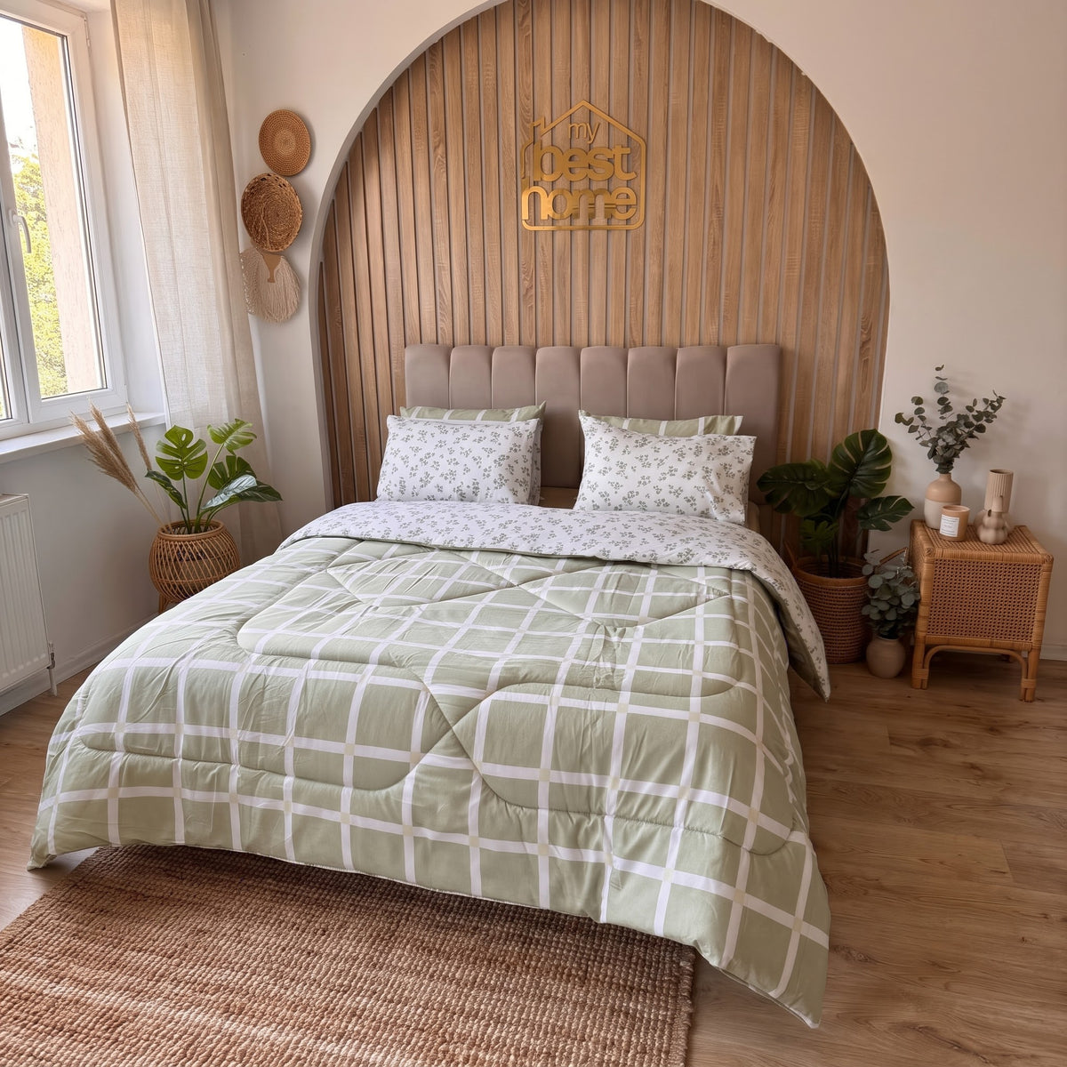 Couette MYBESTHOME-KING SIZE 100% Polycoton