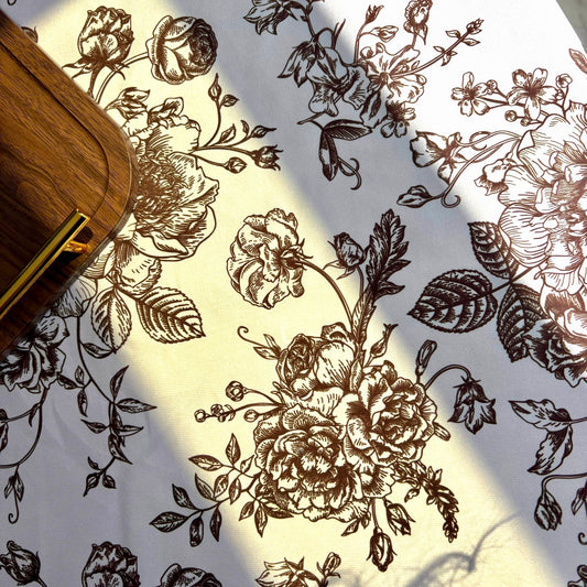 Nappe de Table Marron en V-Light - MBH