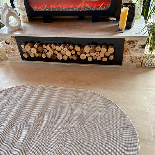 Tapis Ovale Bouclette Crème – MBH