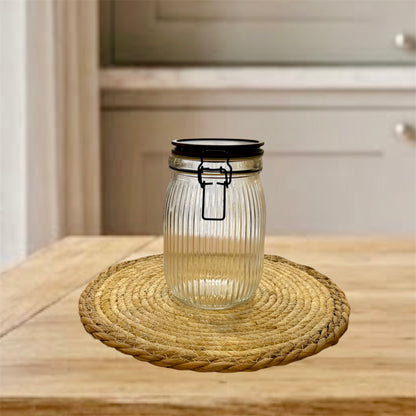 Bocal de Rangement en Verre & Bois – MBH