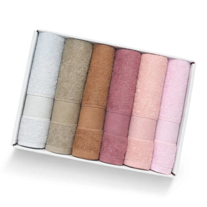 Lot de 6 Serviettes de visage - MBH