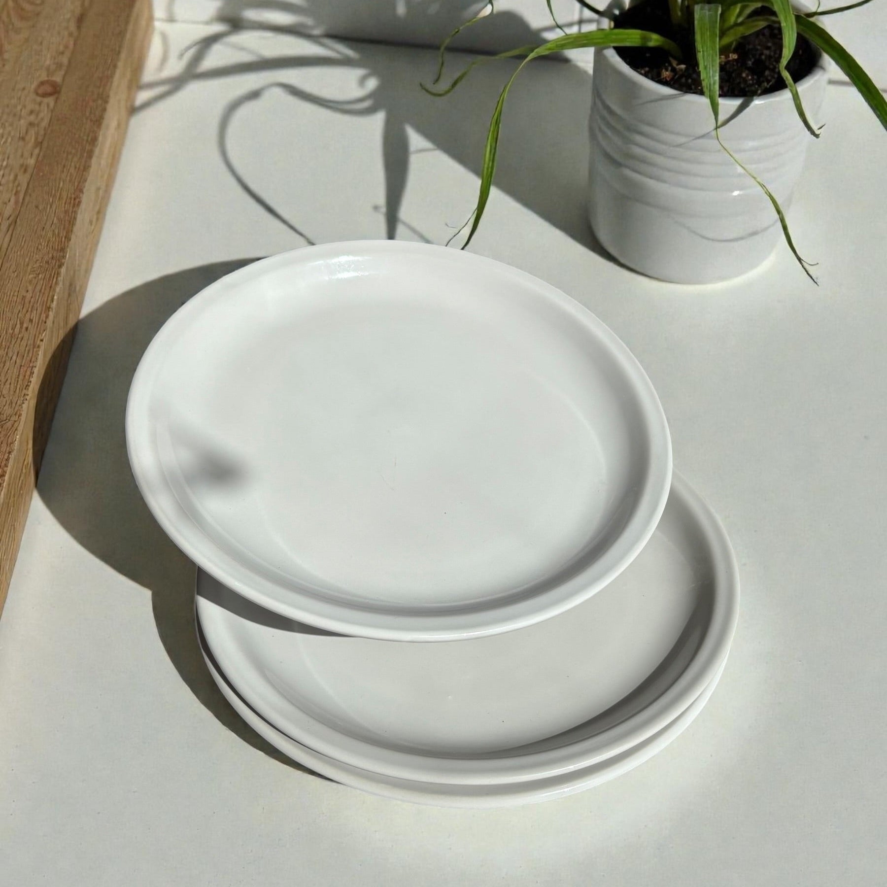 Assiette Plate 24 Gironde Blanc 2026