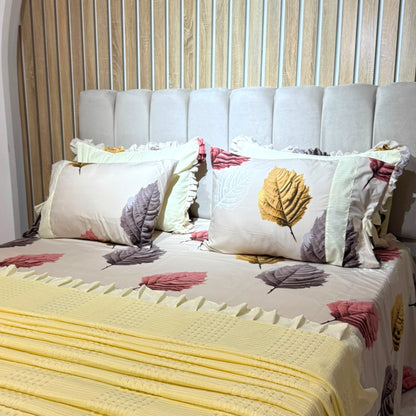 Parure de lit complète PRESTIGE – 7 pièces en coton peigné | My Best Home