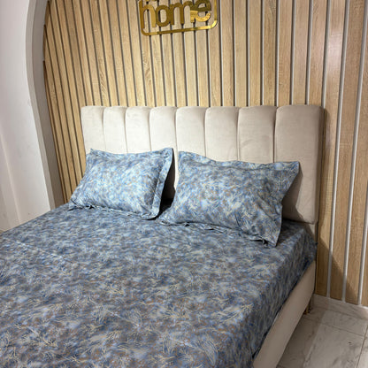 Parure de lit 100% coton pur – Ensemble complet 4 pièces – MBH