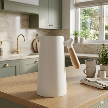 Thermos Isotherme Pékin 1000ml à Manche en Bois - MBH