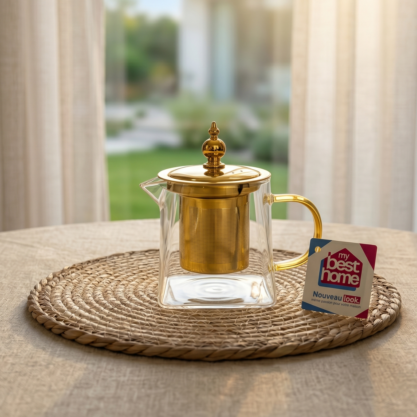 Théière en Verre avec Filtre Inox – MBH