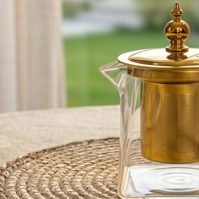 Théière en Verre avec Filtre Inox – MBH
