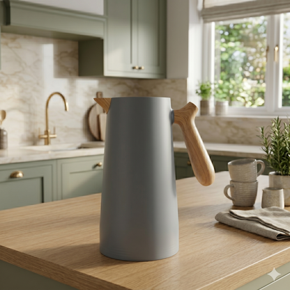 Thermos Isotherme Pékin 1000ml à Manche en Bois - MBH