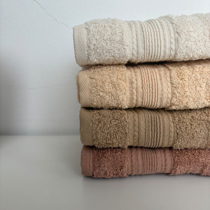 Lot de 4 Serviettes Visage 100% Coton 90x50 cm – MBH