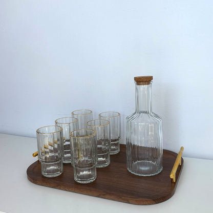 Service à Eau en Verre 7 Pièces - MBH