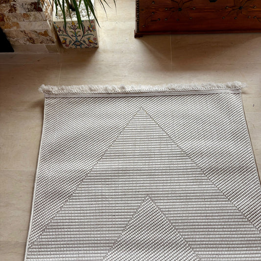 Tapis de Couloir Bouclette Crème – MBH