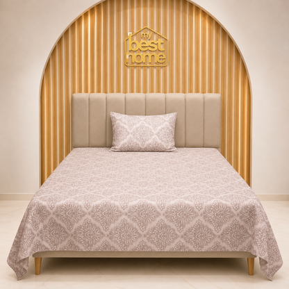Ensemble de literie 170x220 cm | Drap plat + taie d’oreiller - MBH