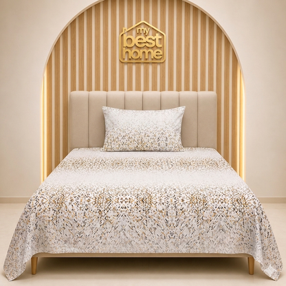 Ensemble de literie 170x220 cm | Drap plat + taie d’oreiller - MBH