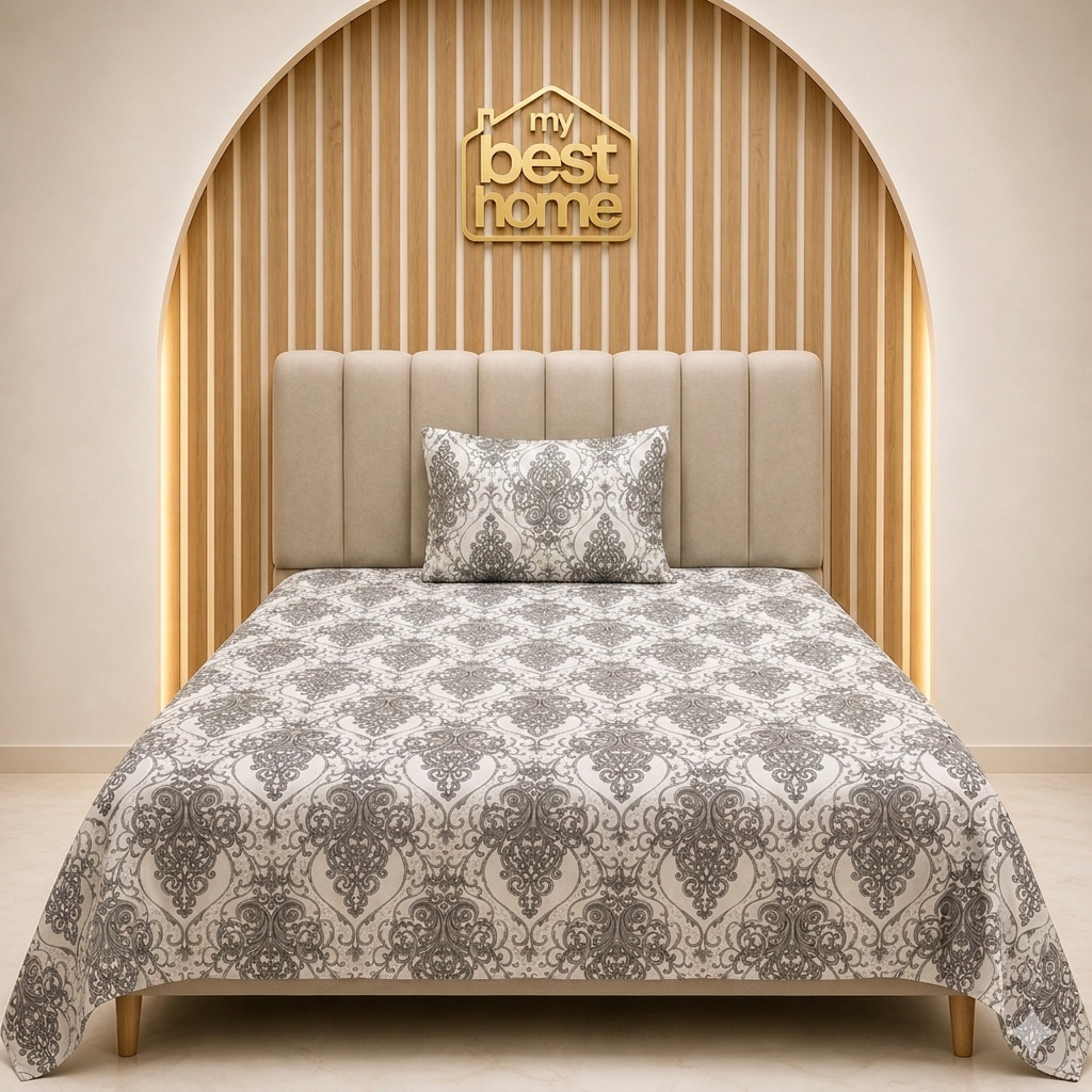 Ensemble de literie 170x220 cm | Drap plat + taie d’oreiller - MBH