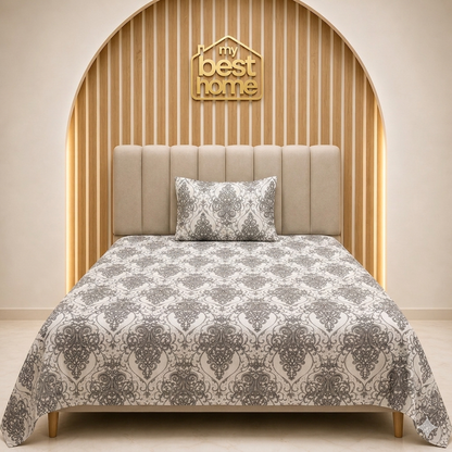 Ensemble de literie 170x220 cm | Drap plat + taie d’oreiller - MBH