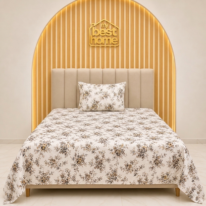 Ensemble de literie 170x220 cm | Drap plat + taie d’oreiller - MBH