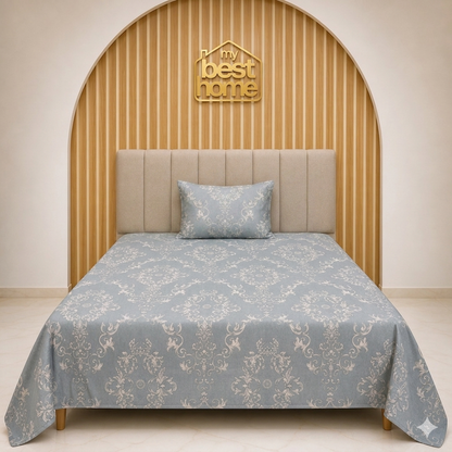 Ensemble de literie 170x220 cm | Drap plat + taie d’oreiller - MBH