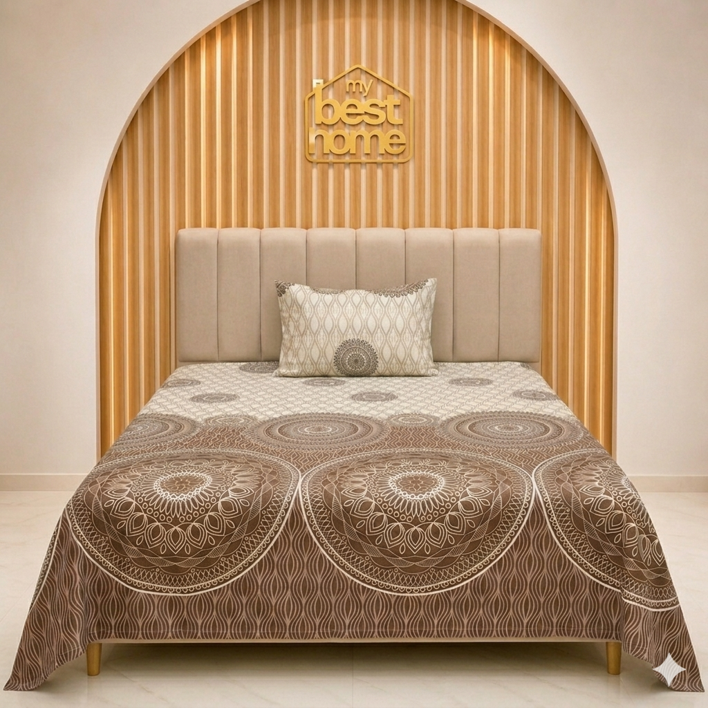 Ensemble de literie 170x220 cm | Drap plat + taie d’oreiller - MBH