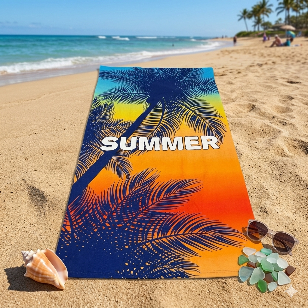 Serviettes de plages PALMES - MBH