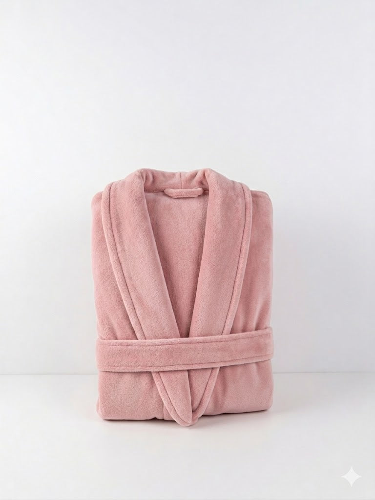 Peignoir Unisexe en Coton Pur – MBH