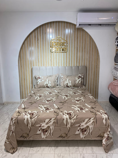 Parure de Lit 100% Popeline de Coton – Élégance & Confort