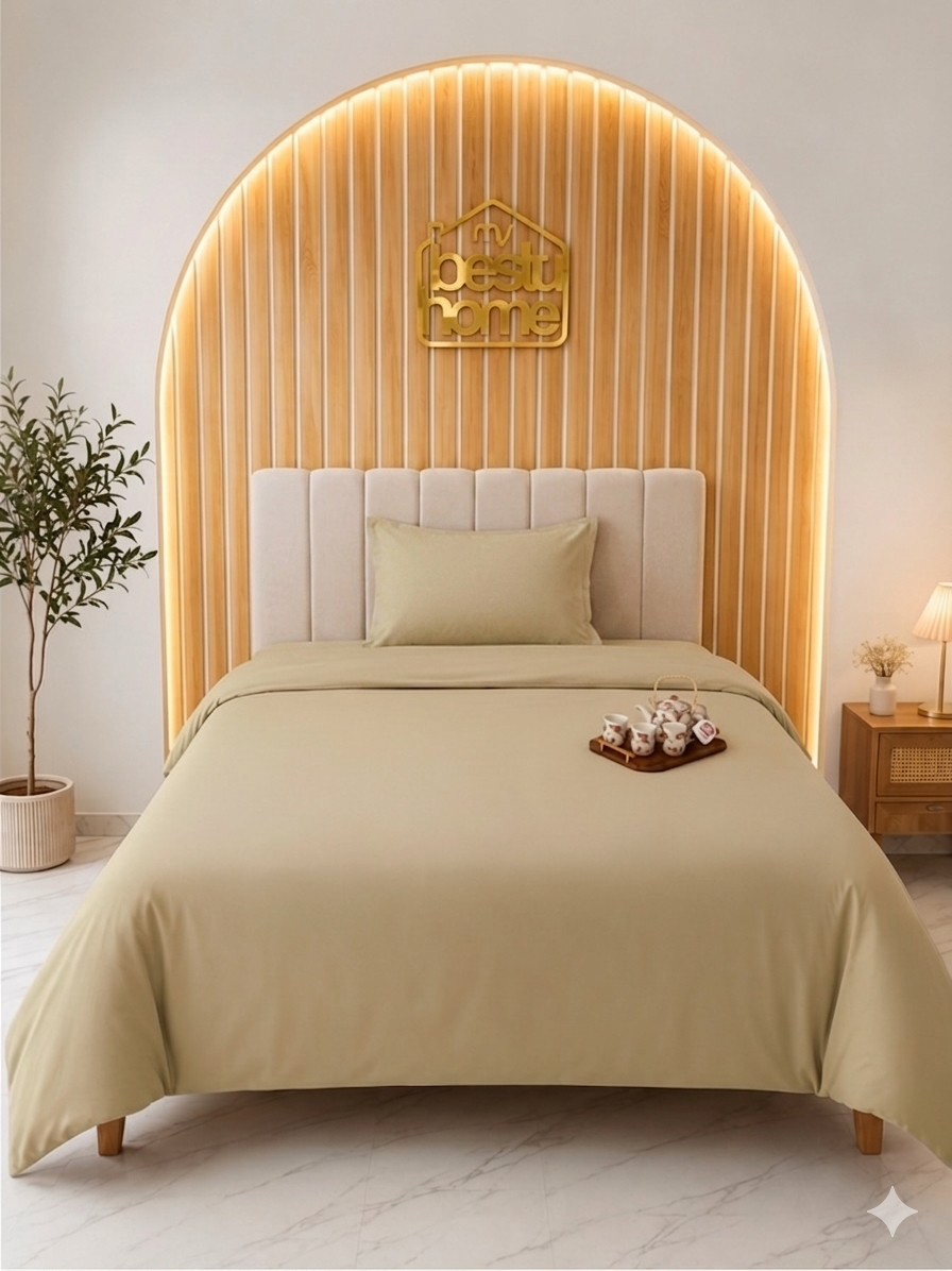 Housse de Couette 100% Coton avec 1 Taie – MBH