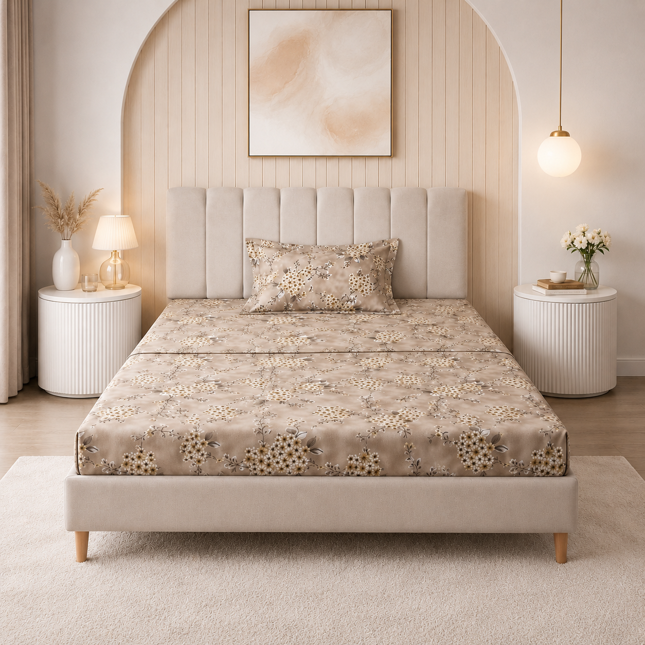 Parure de Lit en Coton Place et demie – MBH