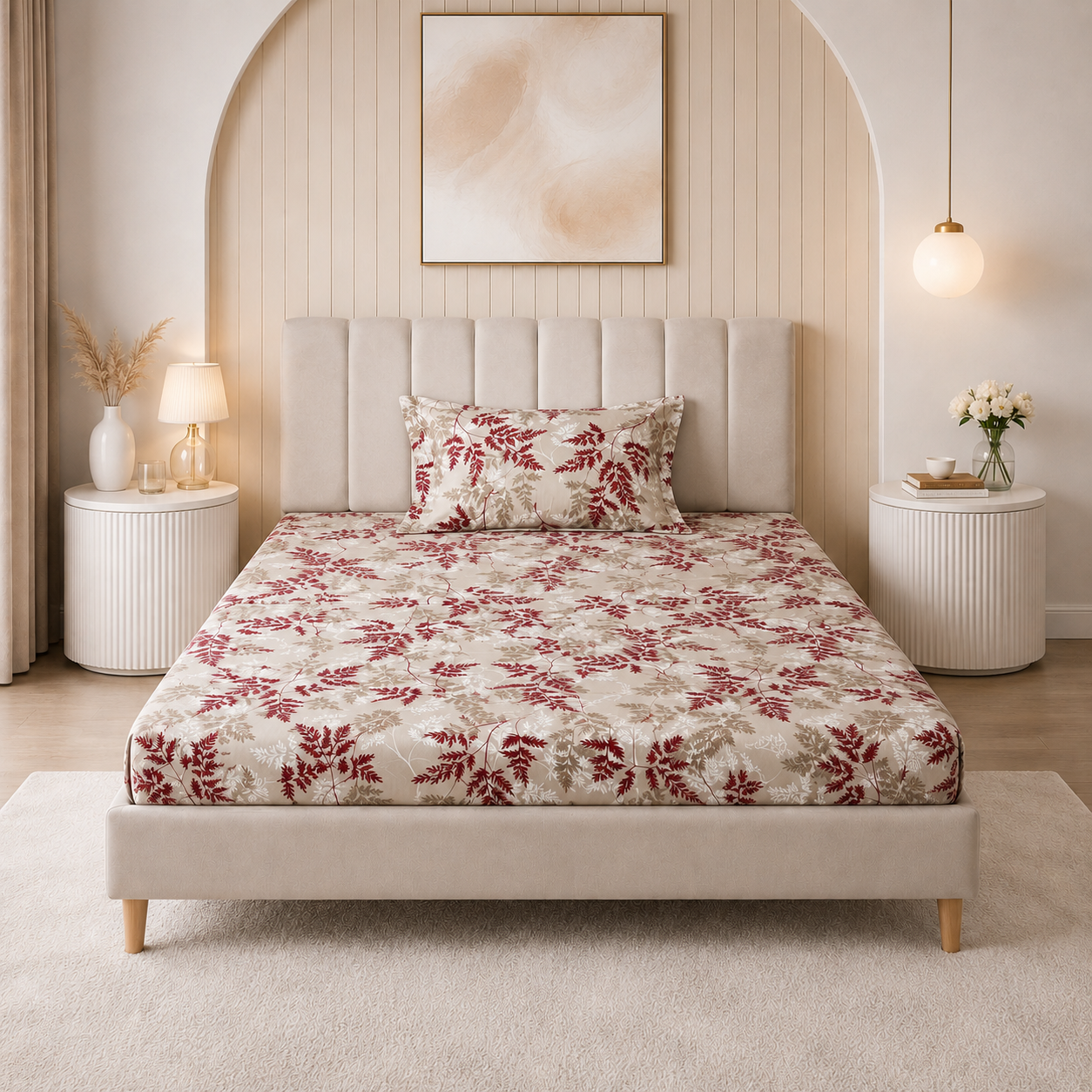Parure de Lit en Coton Place et demie – MBH